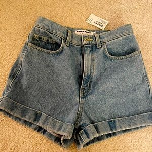 Blue Jean mid/high waisted American apparel shorts